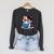 Adorable Book Lover Calico Cat With Reading Glasses Cute For Men Women Kids Raglan Sleeve Sweatshirt Dark Grey Heather