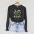 You Are Affirmations Goose StPatrick's Day Book Teacher Raglan Sleeve Sweatshirt Dark Grey Heather