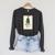 American Girl Meet Molly Book Cover Raglan Sleeve Sweatshirt Dark Grey Heather