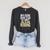 Anti Social Book Club Go Away I'm Reading Raglan Sleeve Sweatshirt Dark Grey Heather