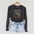 Apparel Dark Academia Book Club Aesthetic Reader Raglan Sleeve Sweatshirt Dark Grey Heather