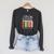 Applied Behavior Analysis ABA Therapist Floral Books Raglan Sleeve Sweatshirt Dark Grey Heather