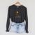 Aries Matchbook Company Raglan Sleeve Sweatshirt Dark Grey Heather