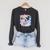 Baby Goat Small Book Reading Animal Lover Graphic Portrait Comfort Colors Crop Top Raglan Sleeve Sweatshirt Dark Grey Heather Baby Goat Small Book Reading Animal Lover Graphic Portrait Comfort Colors Crop Top Raglan Sleeve Sweatshirt Dark Grey Heather
