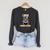Banned Books Cat Reader Anti-Censorship Raglan Sleeve Sweatshirt Dark Grey Heather