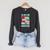 Banned Books Quote Raglan Sleeve Sweatshirt Dark Grey Heather