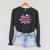 Bans Off Our Books Quote Raglan Sleeve Sweatshirt Dark Grey Heather