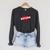 Bayern Comic Book Style Splash Raglan Sleeve Sweatshirt Dark Grey Heather