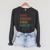 Book Chapter Verse Context Raglan Sleeve Sweatshirt Dark Grey Heather
