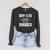 Book Club Babes Raglan Sleeve Sweatshirt Dark Grey Heather