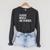 Book Club Organizer Meme Quote Raglan Sleeve Sweatshirt Dark Grey Heather