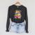 Book Flower Boho Radicalized By Basic Decency LGBT Men Women Raglan Sleeve Sweatshirt Dark Grey Heather