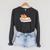 Book Flower Raglan Sleeve Sweatshirt Dark Grey Heather Book Flower Raglan Sleeve Sweatshirt Dark Grey Heather