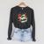 Book Flowers And Butterfly Beautiful Reading Reader Raglan Sleeve Sweatshirt Dark Grey Heather