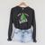 Book Lover Christmas Tree Holiday Reading Love To Read Raglan Sleeve Sweatshirt Dark Grey Heather