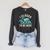 Book Lover I Closed My Book To Be Here Raglan Sleeve Sweatshirt Dark Grey Heather