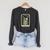 Book Lover Reading Trash Readers Book Club Tarot Card Raglan Sleeve Sweatshirt Dark Grey Heather