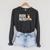 Book Nerd Book Lover Raglan Sleeve Sweatshirt Dark Grey Heather