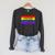 Book Read Literary Gay Pride Flag Rainbow LGBTQ Queer Raglan Sleeve Sweatshirt Dark Grey Heather