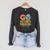 Book Reading Library Go Away Im Reading Raglan Sleeve Sweatshirt Dark Grey Heather