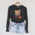Book Reading Red Panda Reader Animal Cute Red Panda Premium Tri-Blend Raglan Sleeve Sweatshirt Dark Grey Heather