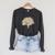 Book Tree Fantasy Raglan Sleeve Sweatshirt Dark Grey Heather