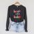 Bookish Babe Book Lovers Women Woman Loves To Read Reading Raglan Sleeve Sweatshirt Dark Grey Heather