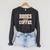 Books & Coffee Floral Raglan Sleeve Sweatshirt Dark Grey Heather