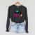 Books And Bling Raglan Sleeve Sweatshirt Dark Grey Heather
