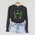 Books Dragon Reading Book Raglan Sleeve Sweatshirt Dark Grey Heather