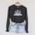 Books Flowers Library Bibliophile Literature Novel Bookworm Raglan Sleeve Sweatshirt Dark Grey Heather