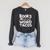 BOOKS ARE JUST WORD TACOS Raglan Sleeve Sweatshirt Dark Grey Heather BOOKS ARE JUST WORD TACOS Raglan Sleeve Sweatshirt Dark Grey Heather