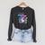 Books Are Magic Fantasy Bookworm Raglan Sleeve Sweatshirt Dark Grey Heather