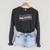 Booktrovert Groovy Read Books Avoid People & I Know Things Raglan Sleeve Sweatshirt Dark Grey Heather