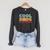 Bookworm Cool Kids Read Books Book Lover Reading Raglan Sleeve Sweatshirt Dark Grey Heather