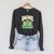 Bookworm Please Book Lover Reader Raglan Sleeve Sweatshirt Dark Grey Heather