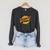 BOOM Comic Book Retro Artwork – Cartoon Collector Raglan Sleeve Sweatshirt Dark Grey Heather