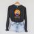 Boooks Moon Ghost Reading Halloween Bookworm Librarian Book Raglan Sleeve Sweatshirt Dark Grey Heather