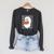 Booooks Cute Ghost Reading Books Halloween For Teacher &Kids Raglan Sleeve Sweatshirt Dark Grey Heather