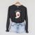 Booooks Ghost Halloween Teacher Book Library Reading Raglan Sleeve Sweatshirt Dark Grey Heather