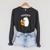 Booooks Ghost Reading Books Halloween Teacher Gift For Men Women Raglan Sleeve Sweatshirt Dark Grey Heather