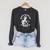 Born To Read Forced To Work Bookworm Librarian Retro Bookish Raglan Sleeve Sweatshirt Dark Grey Heather