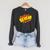 Boy Seven Superhero Comic Book Hero 7th Birthday Boy 7 Years Raglan Sleeve Sweatshirt Dark Grey Heather