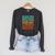 Bruh It’s A Good Day To Read A Book Retro Reading Raglan Sleeve Sweatshirt Dark Grey Heather