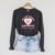 Buy Me Books And Tell Me I'm Pretty Coquette Book Lover Raglan Sleeve Sweatshirt Dark Grey Heather