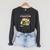 Calico Cat Reading Book Lover Just One More Chapter Raglan Sleeve Sweatshirt Dark Grey Heather