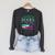 I Closed My Books To Be Here So This Better Be Good Fun Cute Raglan Sleeve Sweatshirt Dark Grey Heather