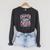 Closing This Chapter Retired Librarian 2025 Book Retirement Raglan Sleeve Sweatshirt Dark Grey Heather