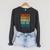Coffee Books Dogs Social Justice Tee Raglan Sleeve Sweatshirt Dark Grey Heather