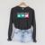 Coffee Books And Havanese Dog Men Women Kids Raglan Sleeve Sweatshirt Dark Grey Heather